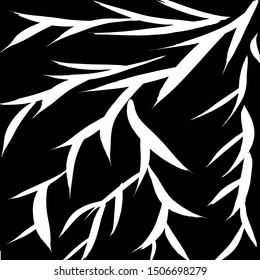 Abstract background. Grunge brush pattern. Texture. Vector.