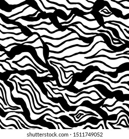 Abstract background. Grunge brush pattern. Texture. Vector.