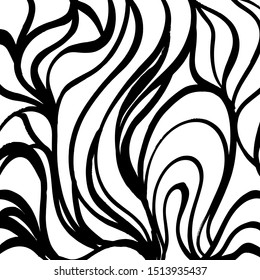 Abstract background. Grunge brush pattern. Texture. Vector.