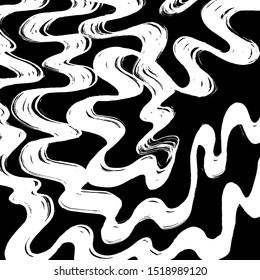 Abstract background. Grunge brush pattern. Texture. Vector.