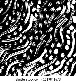 Abstract background. Grunge brush pattern. Texture. Vector.