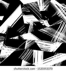 Abstract background. Grunge brush pattern. Texture. Vector.
