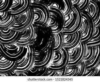 Abstract background. Grunge brush pattern. Texture. Vector.