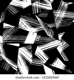 Abstract background. Grunge brush pattern. Texture. Vector.