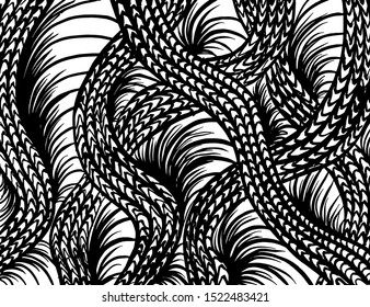 Abstract background. Grunge brush pattern. Texture. Vector.