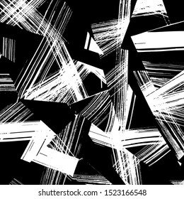 Abstract background. Grunge brush pattern. Texture. Vector.