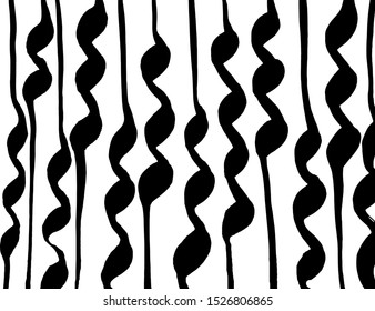 Abstract background. Grunge brush pattern. Texture. Vector.