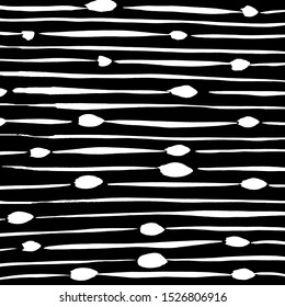 Abstract background. Grunge brush pattern. Texture. Vector.