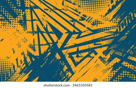 Fondo Abstractas de pinceladas de grunge para pegatinas de envoltura de coche y tela de jersey deportivo