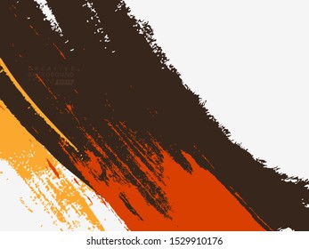 Abstract background with grunge brush for your design project. Art design for business brochure cover design. Vector illustration for background, banner, poster, flyer template. 