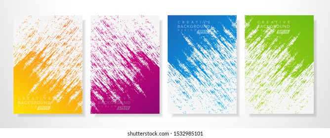 Abstract background with grunge brush for your design project. Art design for business brochure cover design. Vector illustration for background, banner, poster, flyer template. 