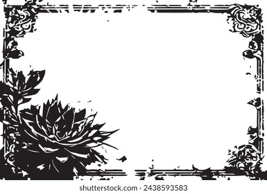 Abstract Background in grunge frame