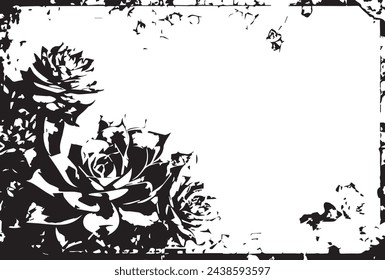 Abstract Background in grunge frame