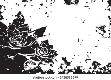 Abstract Background in grunge frame