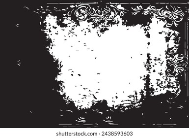 Abstract Background in grunge frame