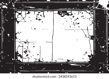 Abstract Background in grunge frame
