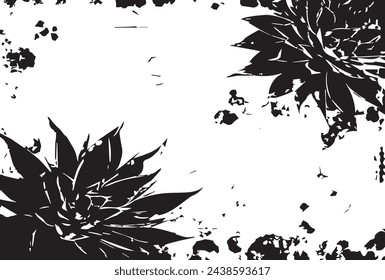 Abstract Background in grunge frame