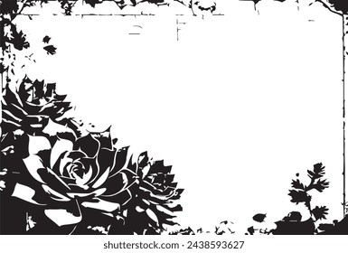 Abstract Background in grunge frame