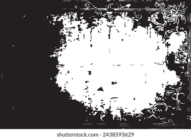 Abstract Background in grunge frame