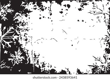 Abstract Background in grunge frame