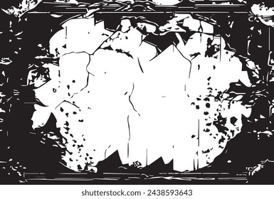Abstract Background in grunge frame