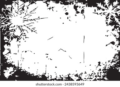 Abstract Background in grunge frame