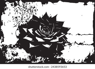 Abstract Background in grunge frame