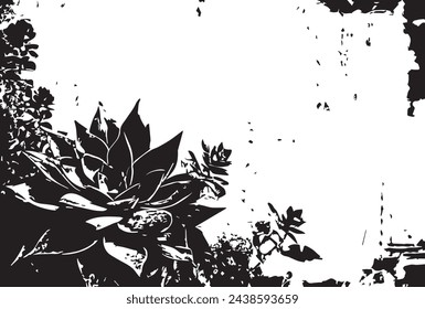 Abstract Background in grunge frame