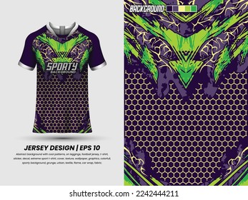Abstract background with grunge pattern, ready to print, sublimation design, soccer jersey design
