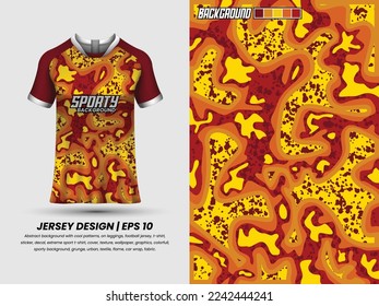 Abstract background with grunge pattern, ready to print, sublimation design, soccer jersey design