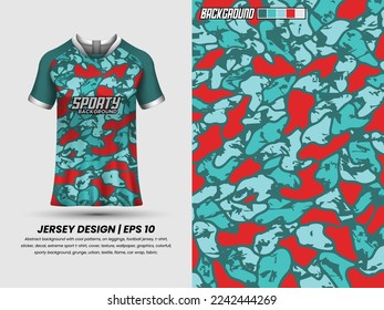 Abstract background with grunge pattern, ready to print, sublimation design, soccer jersey design