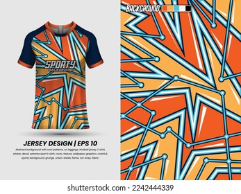 Abstract background with grunge pattern, ready to print, sublimation design, soccer jersey design