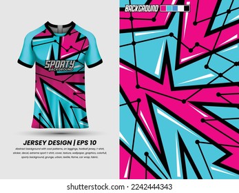 Abstract background with grunge pattern, ready to print, sublimation design, soccer jersey design