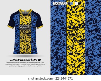 Abstract background with grunge pattern, ready to print, sublimation design, soccer jersey design