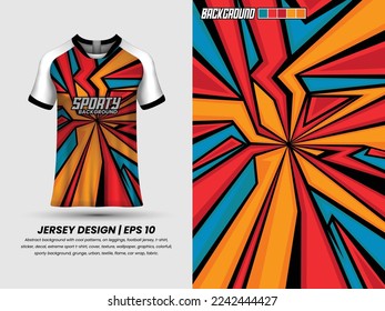 Abstract background with grunge pattern, ready to print, sublimation design, soccer jersey design