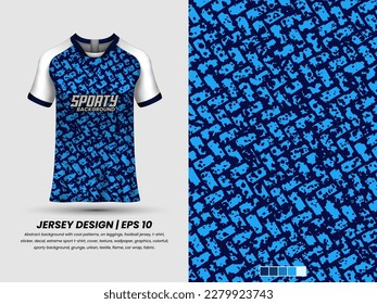 Abstract background with grunge pattern, ready to print, sublimation design, soccer jersey design