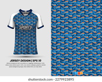 Abstract background with grunge pattern, ready to print, sublimation design, soccer jersey design