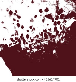 Abstract Background With Grunge. Red Color