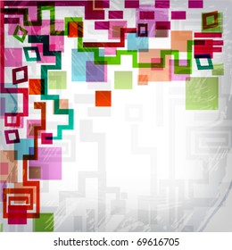 Abstract background in grunge style