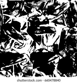 Abstract Background in Grunge Style. Ink Splashes Seamless Pattern. Hand Drawn Spray Texture. 