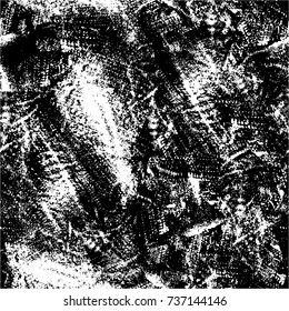 Abstract Background in Grunge Style. Ink Splashes Seamless Pattern. Hand Drawn Spray Texture. 