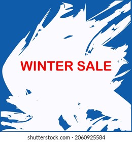 Abstract background in grunge style - vector. Winter sale. Christmas sale. Christmas sale.