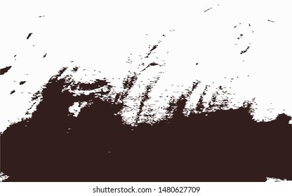 Abstract background grunge texture. Brush shape paint ink color brown and white