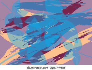 Abstract background grunge texture handrawn. Leaf object.Eps10 Vector