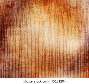 Abstract background with grunge textures and trees silhouettes. vector file layered, easy editable. Eps10