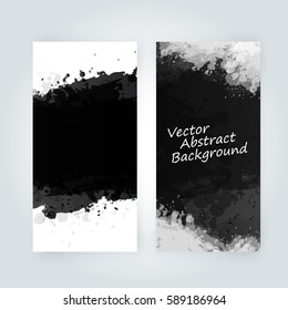 Abstract background, grunge vector illustration, splatter template