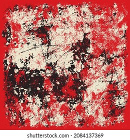 Abstract Background Grunge Vintage Texture Graphic Backdrop. Multi-color vector grunge