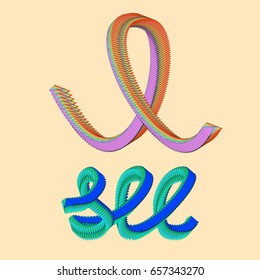 Abstract background with guilloche color.