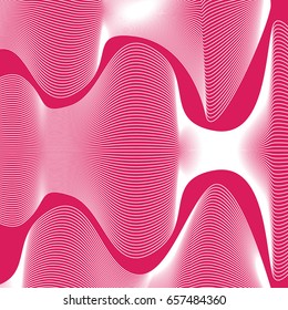 Abstract Background - guilloche style. Line art. Modern vector illustration.