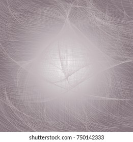 Abstract background with guilloche. Thin wavy color lines on a white background